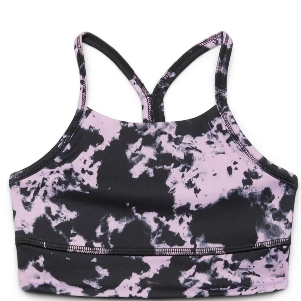 Stylish Black and Pink Women's Swim Top - Picture 2 of 6
